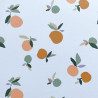 Acryl Coated Cotton MARISOL Off-White / Spring Multicolored